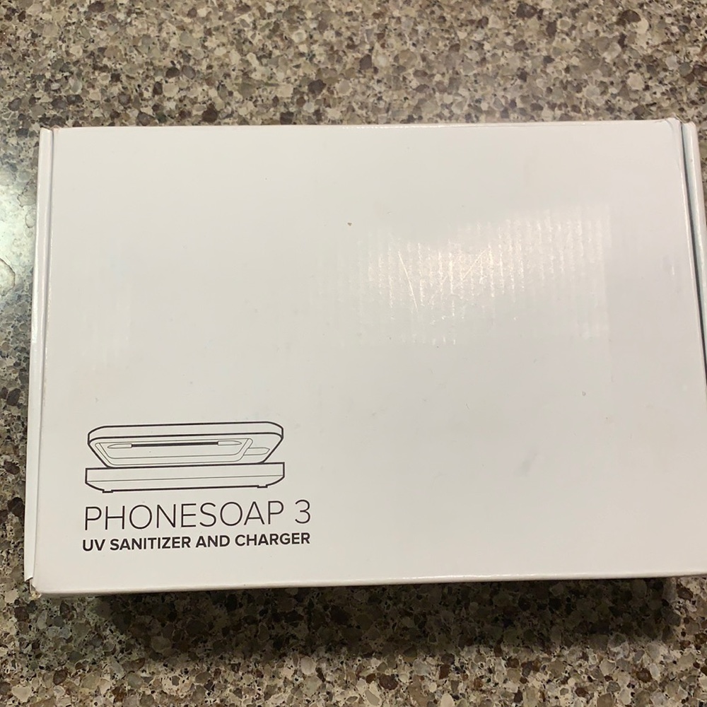 Phonesoap3 to sanitize your cell phone with UV light.